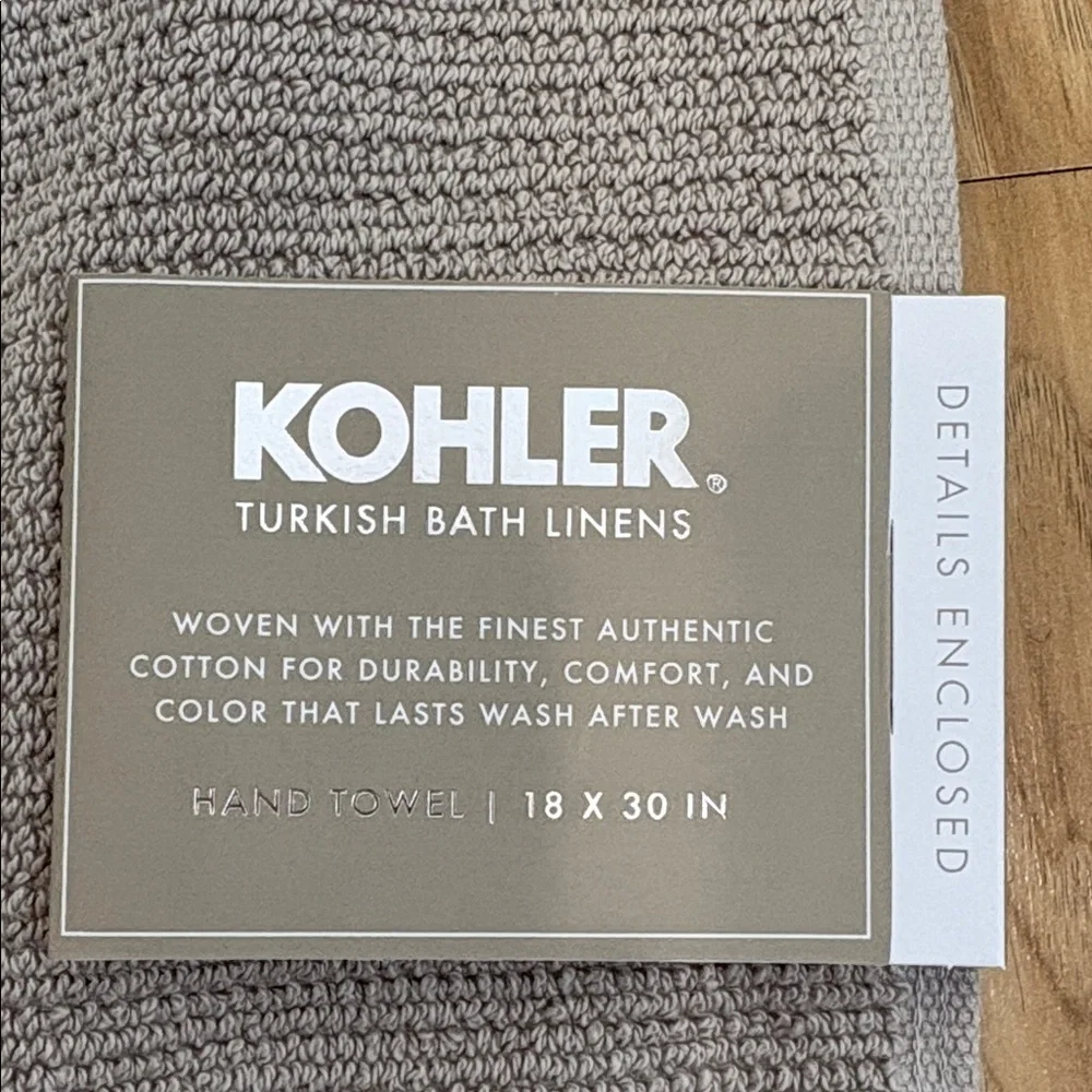 Kohler Tan Bath Towels Set of two!